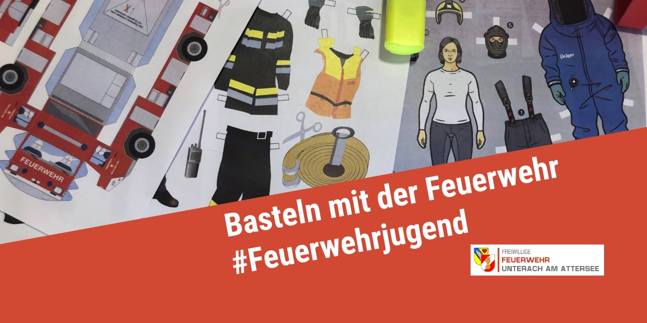 Basteln mit der Feuerwehr – für Zuhause!