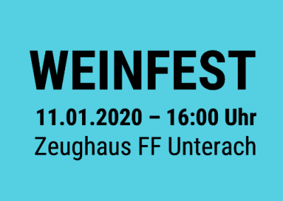 Weinfest der Freiwilligen Feuerwehr Unterach 2020